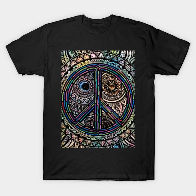 TRIPPY PEACE T-Shirt by asiancoffeegirl